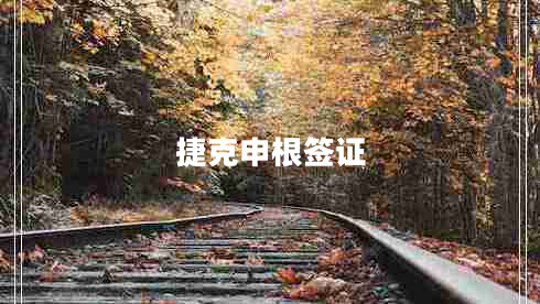 捷克申根簽證