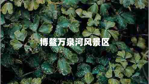 博鰲萬(wàn)泉河風(fēng)景區