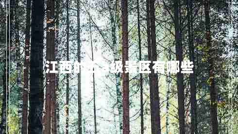江西的五a級景區有哪些