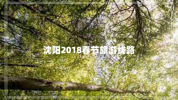 沈陽(yáng)2018春節旅游線(xiàn)路