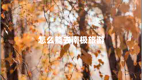怎么能去南極旅游