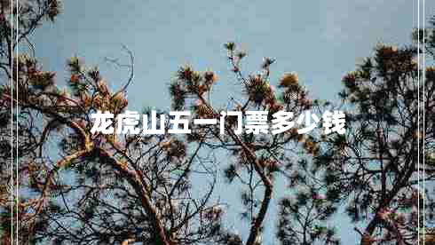 龍虎山五一門(mén)票多少錢(qián)