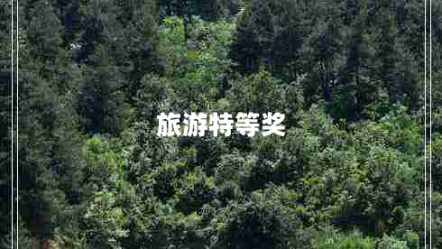 旅游特等獎
