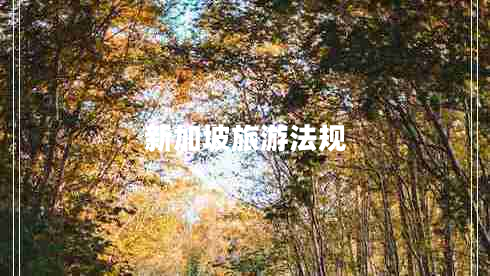 新加坡旅游法規