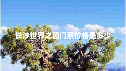 長(cháng)沙世界之窗門(mén)票價(jià)格是多少