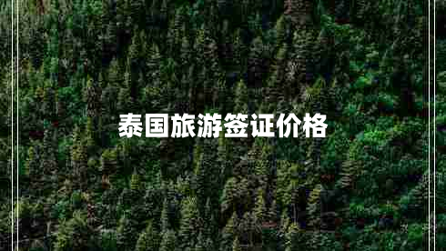 泰國旅游簽證價(jià)格