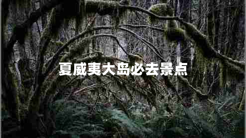夏威夷大島必去景點(diǎn)