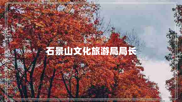 石景山文化旅游局局長(cháng)