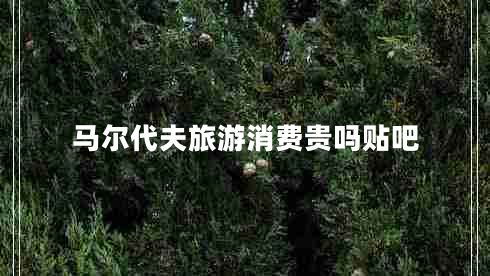 馬爾代夫旅游消費貴嗎貼吧