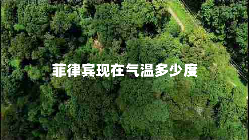 菲律賓現在氣溫多少度