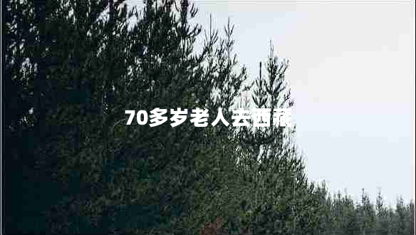 70多歲老人去西藏
