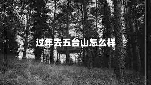 過(guò)年去五臺山怎么樣