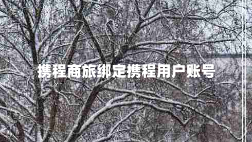 攜程商旅綁定攜程用戶(hù)賬號