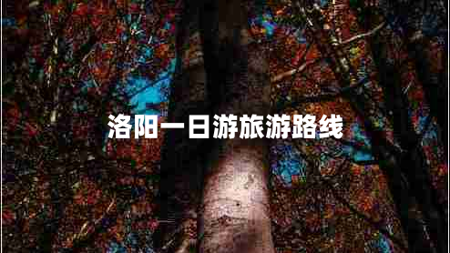 洛陽(yáng)一日游旅游路線(xiàn)