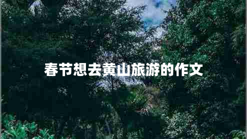 春節想去黃山旅游的作文