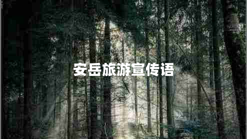 安岳旅游宣傳語(yǔ)