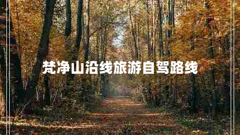 梵凈山沿線(xiàn)旅游自駕路線(xiàn)