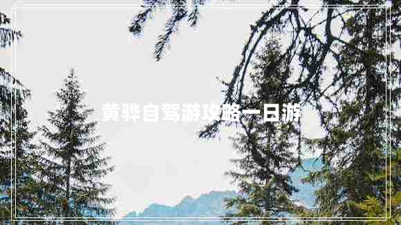 黃驊自駕游攻略一日游