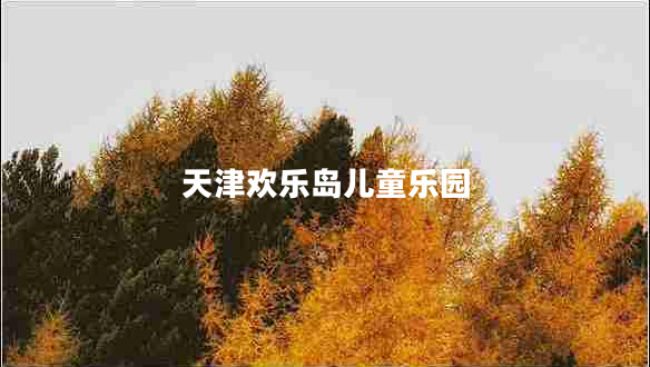 天津歡樂(lè )島兒童樂(lè )園
