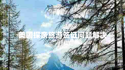 美國探親旅游簽證問(wèn)題解決