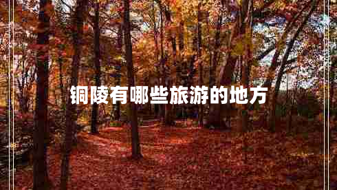 銅陵有哪些旅游的地方