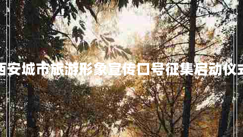 西安城市旅游形象宣傳口號征集啟動(dòng)儀式