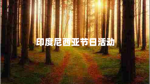印度尼西亞節日活動(dòng)