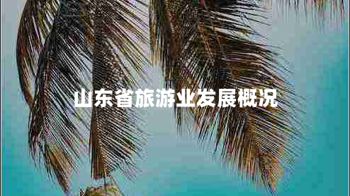 山東省旅游業(yè)發(fā)展概況
