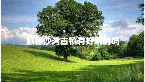 順德沙灣古鎮有好玩的嗎
