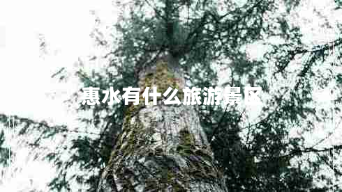 惠水有什么旅游景區