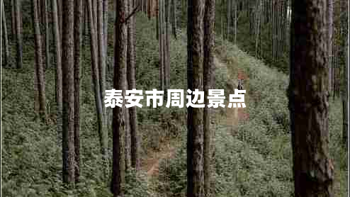 泰安市周邊景點(diǎn)