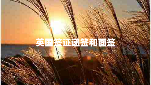 英國(guó)簽證遞簽和面簽