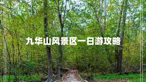 九華山風(fēng)景區一日游攻略