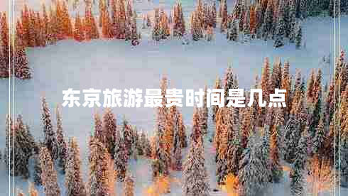 東京旅游最貴時(shí)間是幾點(diǎn)