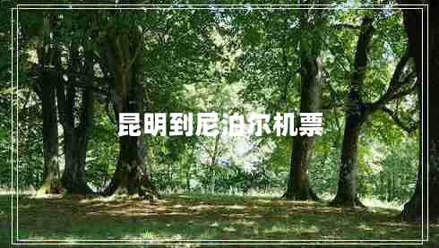 昆明到尼泊爾機票