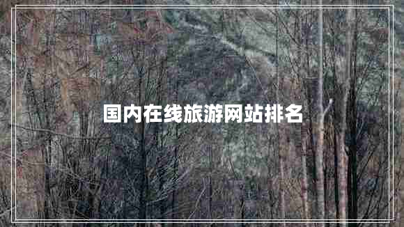 國內在線(xiàn)旅游網(wǎng)站排名