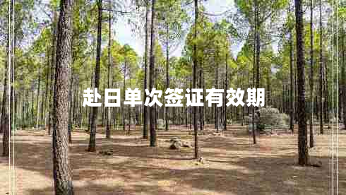 赴日單次簽證有效期