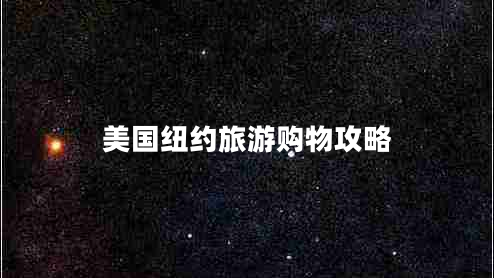 美國紐約旅游購物攻略