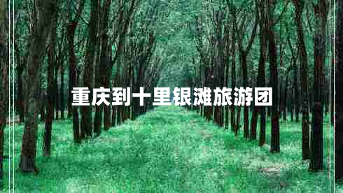 重慶到十里銀灘旅游團