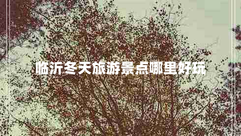 臨沂冬天旅游景點(diǎn)哪里好玩