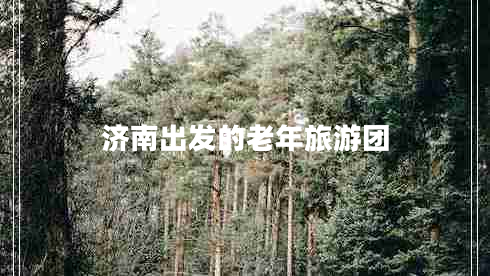 濟南出發(fā)的老年旅游團