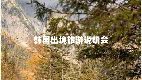 韓國出境旅游說(shuō)明會(huì )
