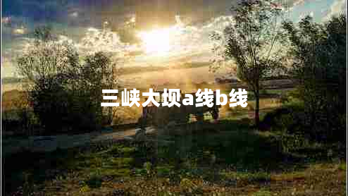 三峽大壩a線(xiàn)b線(xiàn)