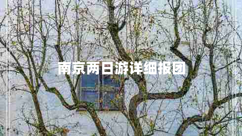 南京兩日游詳細報團