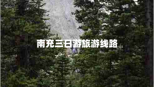 南充三日游旅游線(xiàn)路