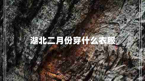 湖北二月份穿什么衣服