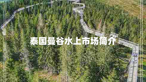 泰國曼谷水上市場(chǎng)簡(jiǎn)介