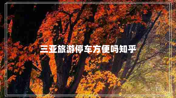 三亞旅游停車(chē)方便嗎知乎