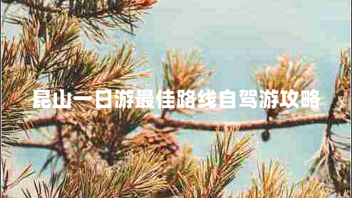 昆山一日游最佳路線(xiàn)自駕游攻略