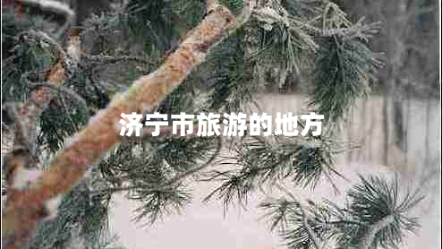 濟寧市旅游的地方